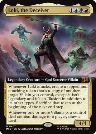 Loki, the Deceiver (Extended Art) (407) [Commander: Marvel Super Heroes]