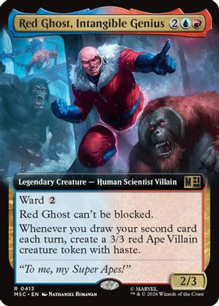 Red Ghost, Intangible Genius (Extended Art) (413) [Commander: Marvel Super Heroes]