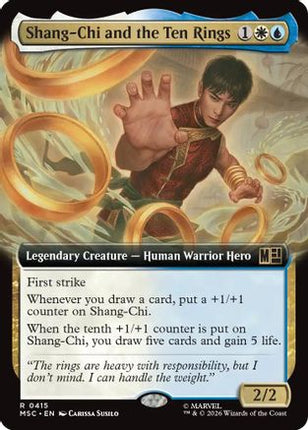 Shang-Chi and the Ten Rings (Extended Art) (415) [Commander: Marvel Super Heroes] Foil