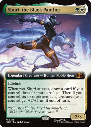 Shuri, the Black Panther (Extended Art) (416) [Commander: Marvel Super Heroes]