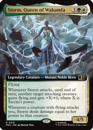Storm, Queen of Wakanda (Extended Art) (418) [Commander: Marvel Super Heroes]