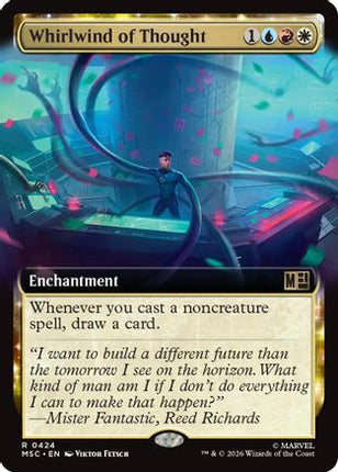 Whirlwind of Thought (Extended Art) (424) [Commander: Marvel Super Heroes] Foil