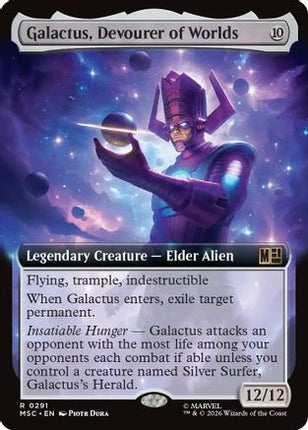Galactus, Devourer of Worlds (Extended Art) (291) [Commander: Marvel Super Heroes]