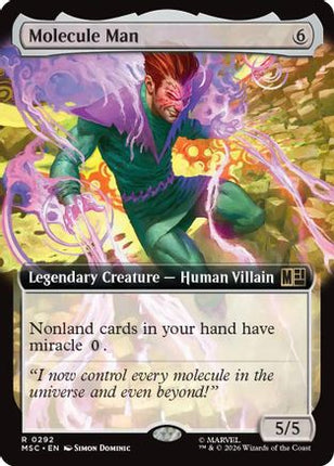 Molecule Man (Extended Art) (292) [Commander: Marvel Super Heroes] Foil