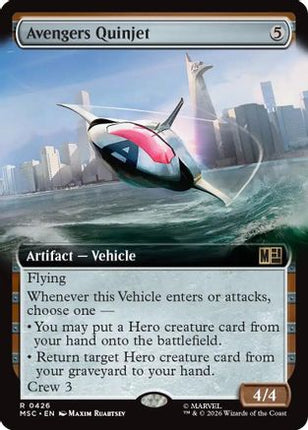Avengers Quinjet - Hammer of Nazahn (Extended Art) (426) [Commander: Marvel Super Heroes]