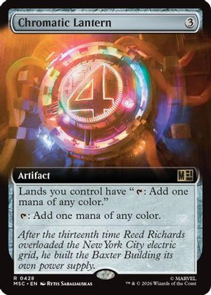 Chromatic Lantern (Extended Art) (428) [Commander: Marvel Super Heroes] Foil