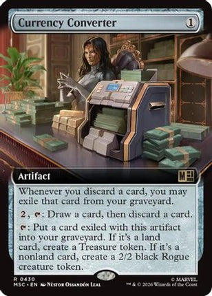 Currency Converter (Extended Art) (430) [Commander: Marvel Super Heroes]