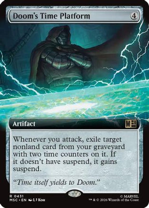 Doom's Time Platform (Extended Art) (431) [Commander: Marvel Super Heroes] Foil