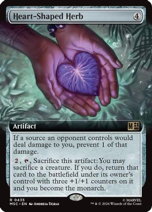 Heart-Shaped Herb (Extended Art) (435) [Commander: Marvel Super Heroes]