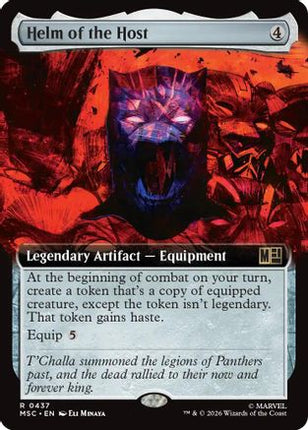 Helm of the Host (Extended Art) (437) [Commander: Marvel Super Heroes]