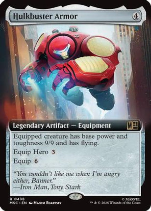 Hulkbuster Armor (Extended Art) (438) [Commander: Marvel Super Heroes]