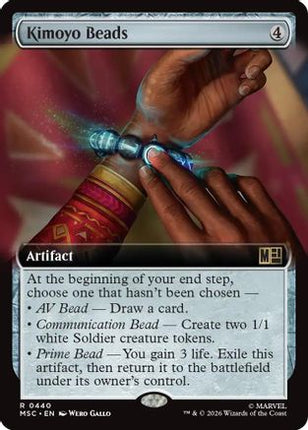 Kimoyo Beads (Extended Art) (440) [Commander: Marvel Super Heroes] Foil