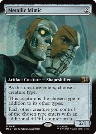 Metallic Mimic (Extended Art) (441) [Commander: Marvel Super Heroes]