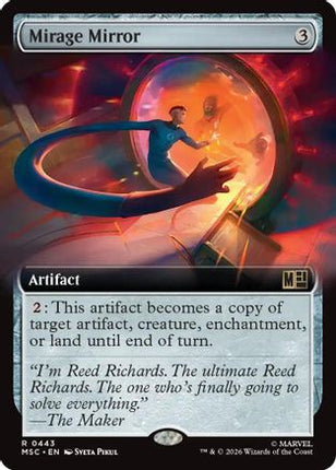 Mirage Mirror (Extended Art) (443) [Commander: Marvel Super Heroes] Foil