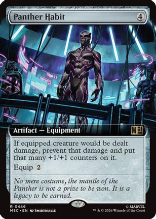Panther Habit (Extended Art) (446) [Commander: Marvel Super Heroes]