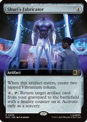 Shuri's Fabricator (Extended Art) (450) [Commander: Marvel Super Heroes] Foil