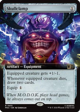 Skullclamp (Extended Art) (451) [Commander: Marvel Super Heroes]