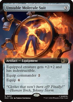Unstable Molecule Suit (Extended Art) (457) [Commander: Marvel Super Heroes] Foil