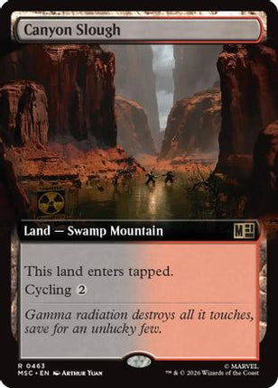 Canyon Slough (Extended Art) (463) [Commander: Marvel Super Heroes] Foil
