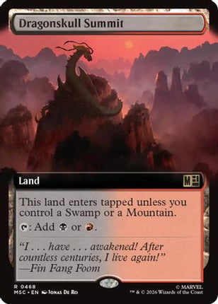 Dragonskull Summit (Extended Art) (468) [Commander: Marvel Super Heroes] Foil