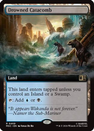 Drowned Catacomb (Extended Art) (469) [Commander: Marvel Super Heroes] Foil