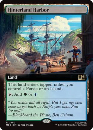 Hinterland Harbor (Extended Art) (480) [Commander: Marvel Super Heroes] Foil