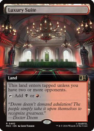 Luxury Suite (Extended Art) (482) [Commander: Marvel Super Heroes]