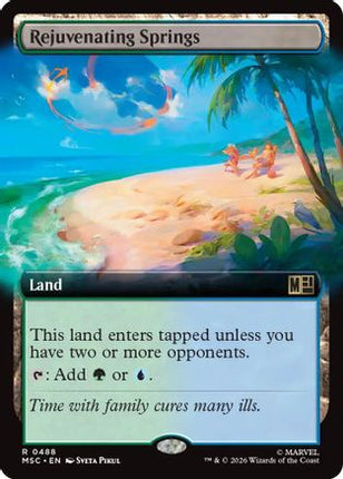 Rejuvenating Springs (Extended Art) (488) [Commander: Marvel Super Heroes] Foil