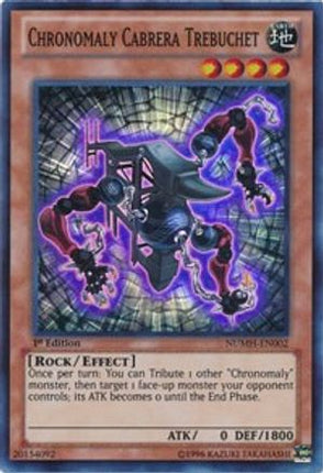 Chronomaly Cabrera Trebuchet (Super Rare) [NUMH-EN002] 1st Edition