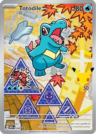 Totodile 048- ME Mega Evolution Promo Holofoil