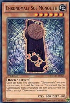 Chronomaly Sol Monolith (Super Rare) [NUMH-EN004] Unlimited