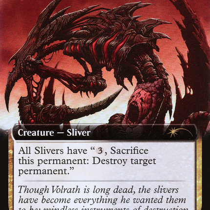 Necrotic Sliver (Extended Art) [Secret Lair Drop] Foil