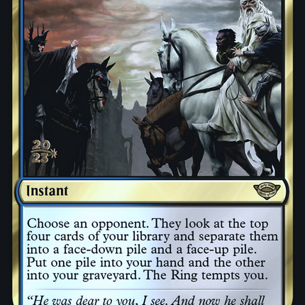 Sauron's Ransom [Tales of Middle-earth Promos] Prerelease Foil