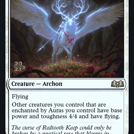 Archon of the Wild Rose [Wilds of Eldraine Promos] Prerelease Foil