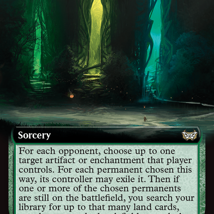 Disorienting Choice (Extended Art) [Duskmourn: House of Horror Commander] Foil