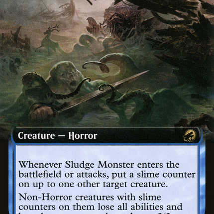 Sludge Monster (Extended Art) [Innistrad: Midnight Hunt]