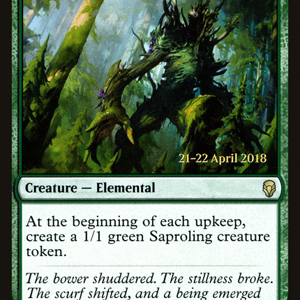 Verdant Force [Dominaria Promos] Prerelease Foil