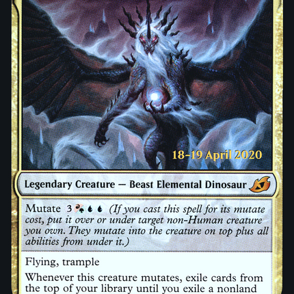 Illuna, Apex of Wishes [Ikoria: Lair of Behemoths Promos] Prerelease Foil