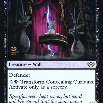 Concealing Curtains // Revealing Eye [Innistrad: Crimson Vow Promos] Prerelease Foil