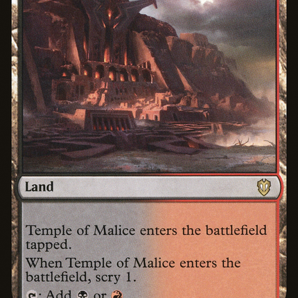 Temple of Malice [Crimson Vow Commander]