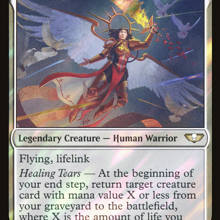 Celestine, the Living Saint [Warhammer 40,000 Commander] Surge Foil