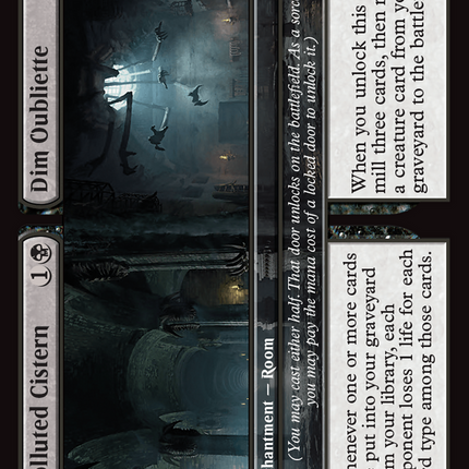 Polluted Cistern // Dim Oubliette [Duskmourn: House of Horror Commander]