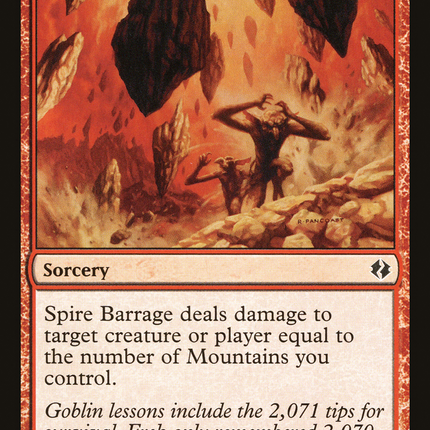 Spire Barrage [Duel Decks: Venser vs. Koth]