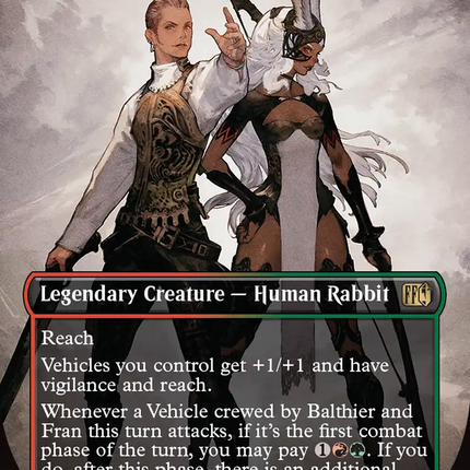 Balthier and Fran (Borderless) [FINAL FANTASY]