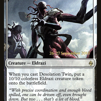 Desolation Twin [Battle for Zendikar Promos] Prerelease Foil