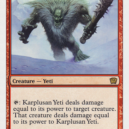 Karplusan Yeti [Ninth Edition]