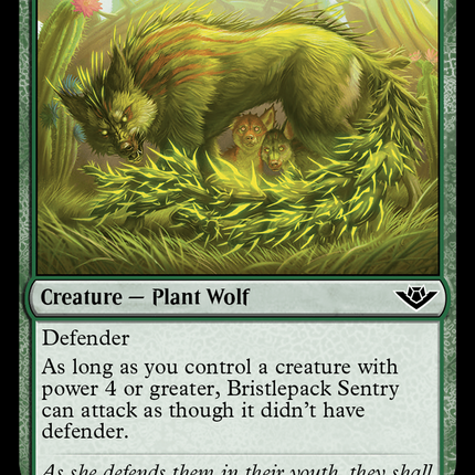 Bristlepack Sentry [Outlaws of Thunder Junction] Foil