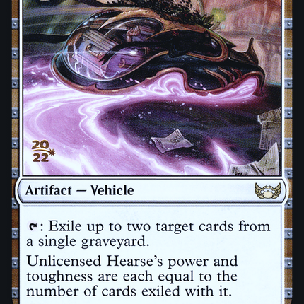 Unlicensed Hearse [Streets of New Capenna Promos] Prerelease Foil