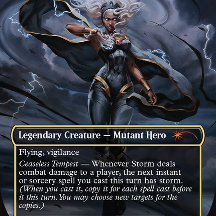 Storm, Force of Nature (Borderless) [Secret Lair Drop] Foil