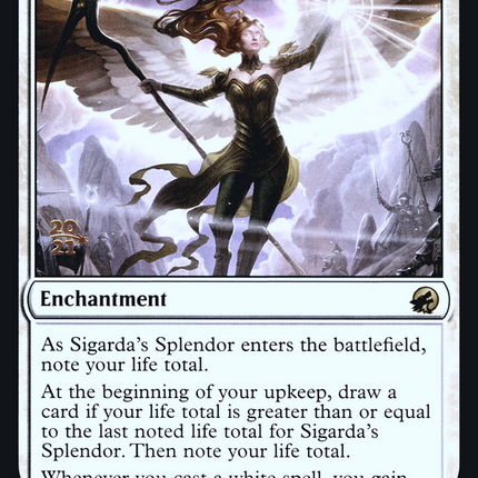 Sigarda's Splendor [Innistrad: Midnight Hunt Promos] Prerelease Foil